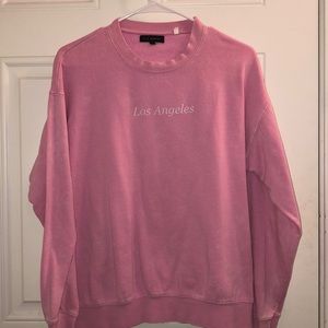 Pink Graphic crew “Los Angeles”